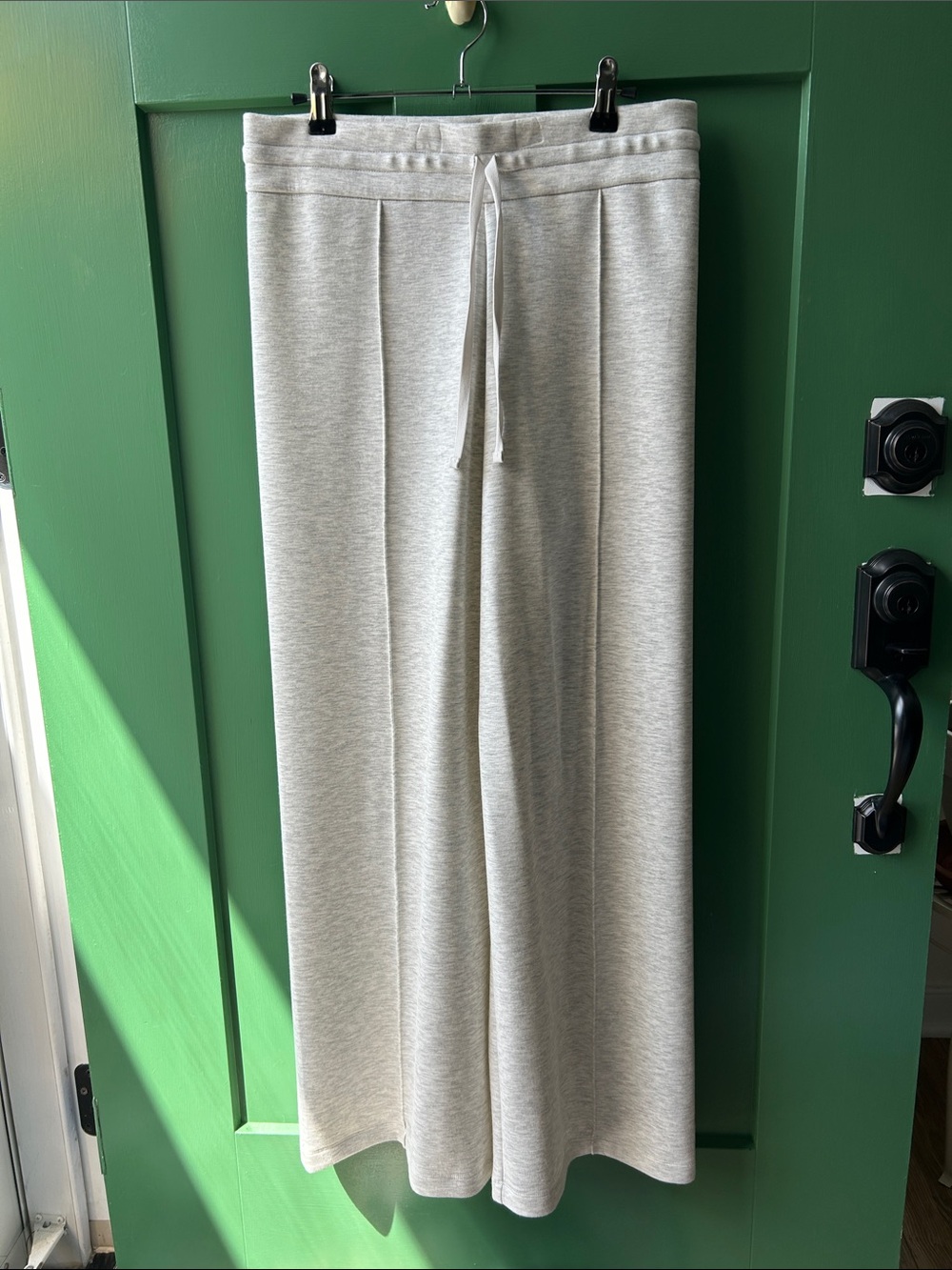 Light Gray Drawstring Knit Pants - Women Antonio Melani